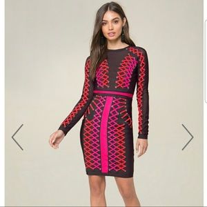 Bebe Sexy Bondage dress in size Medium